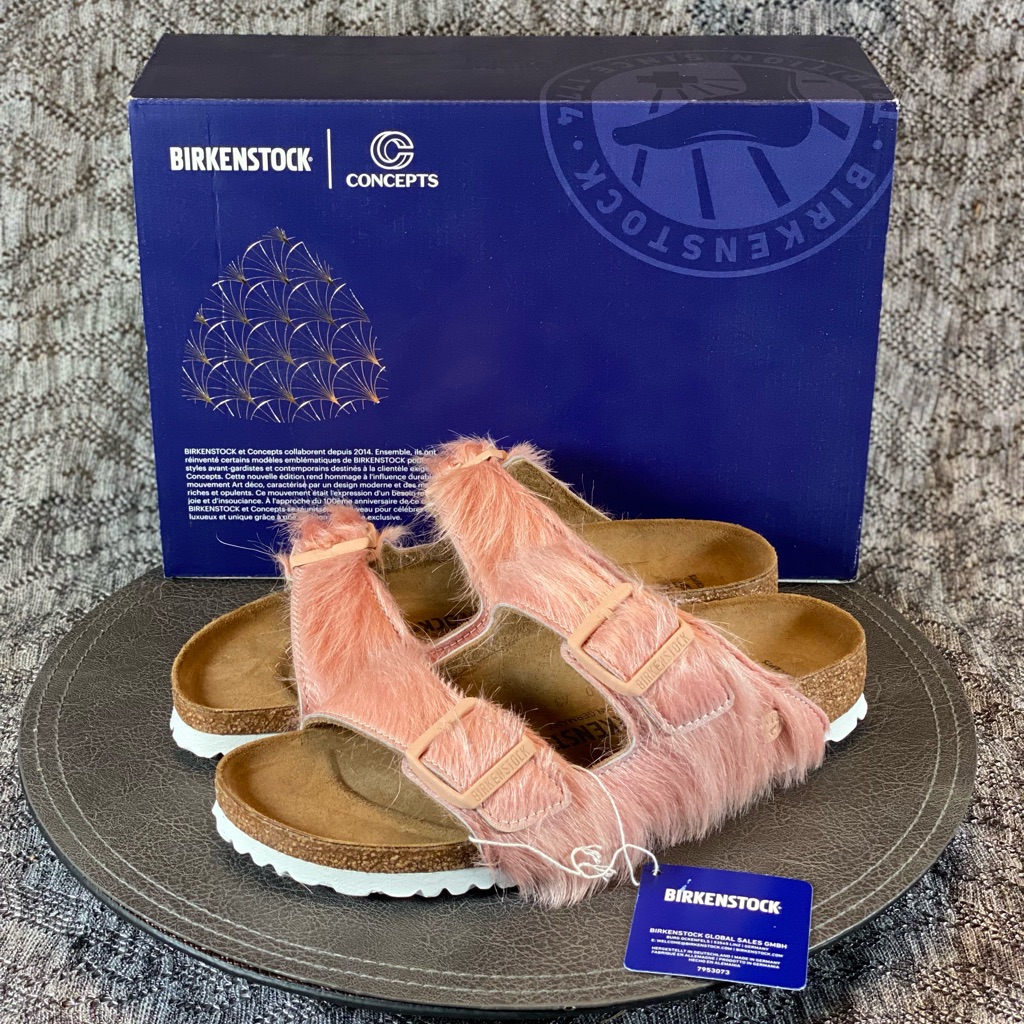 Birkenstock Arizona Concepts Sandal Hairy Faded Orange 39